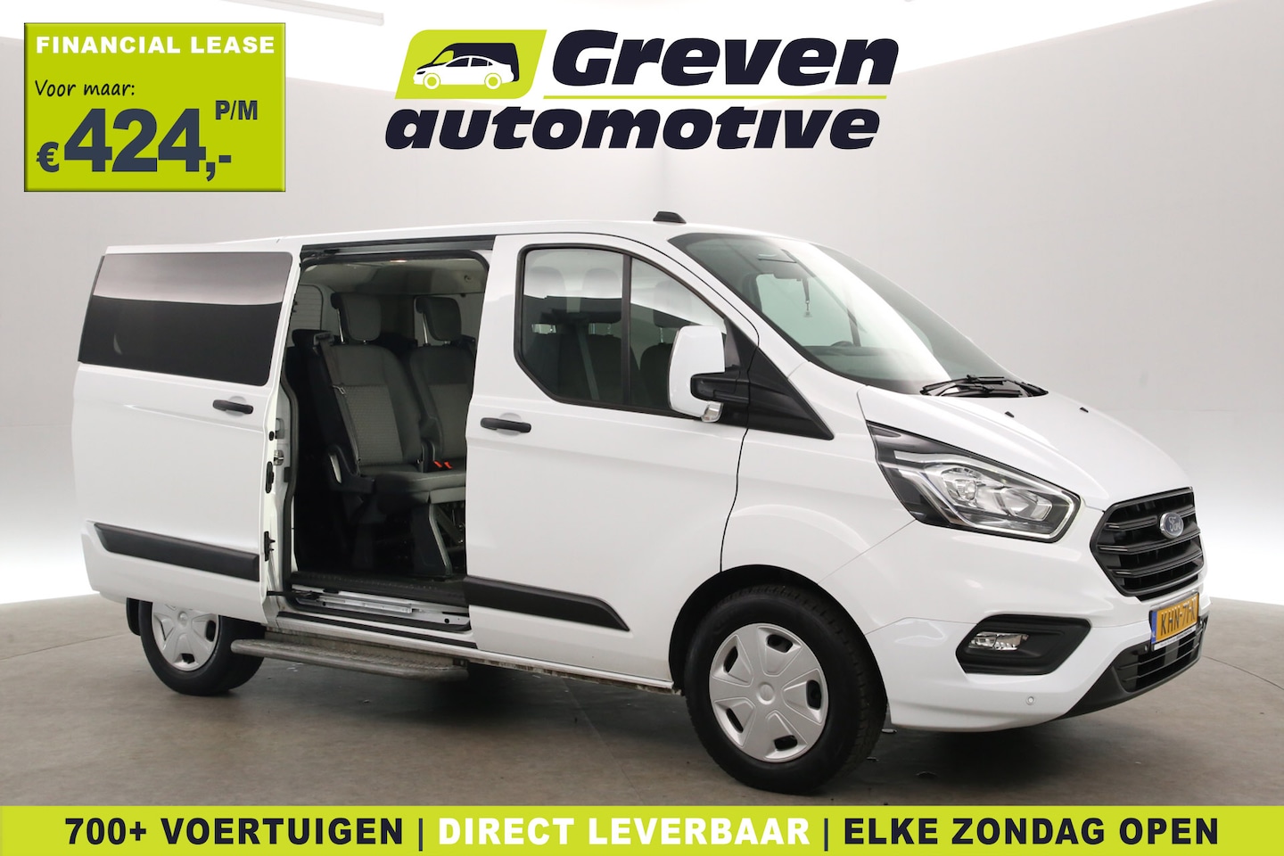 Ford Transit Custom - 2.0 TDCI L1H1 | 9 Persoons | Airco | Cruise | Parkeersens. - AutoWereld.nl