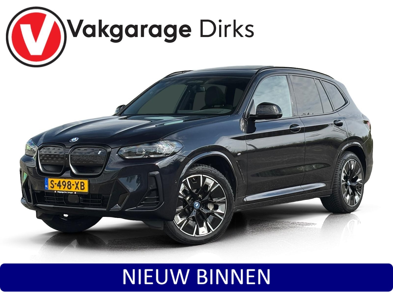 BMW iX3 - High Executive M-Sport 80 kWh ✅ Pano ✅ Leder ✅ H/K - AutoWereld.nl