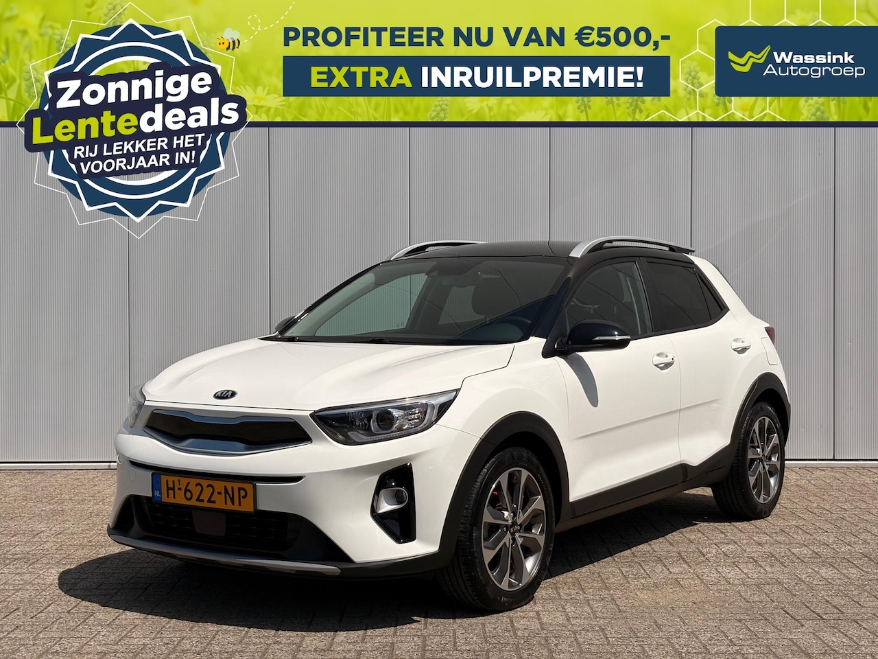 Kia Stonic - 1.0T 120pk Dynamic PlusLine Automaat I Climate control | Navigatie | Camera | 17" Lm-velge - AutoWereld.nl