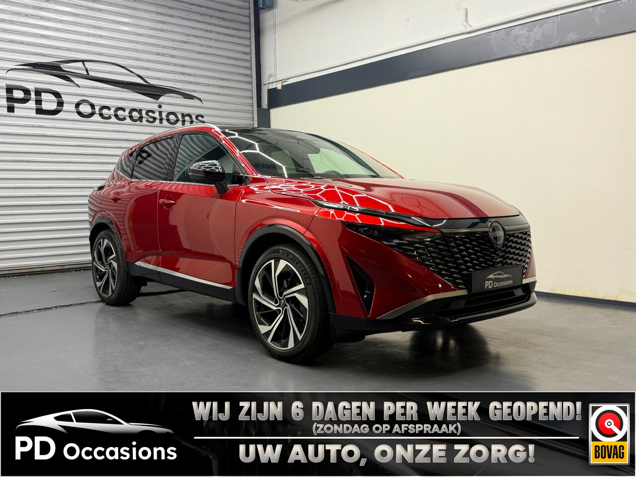 Nissan Qashqai - 1.3 MHEV Xtronic Tekna Plus - Panorama - (360) Camera - 20 inch - AutoWereld.nl