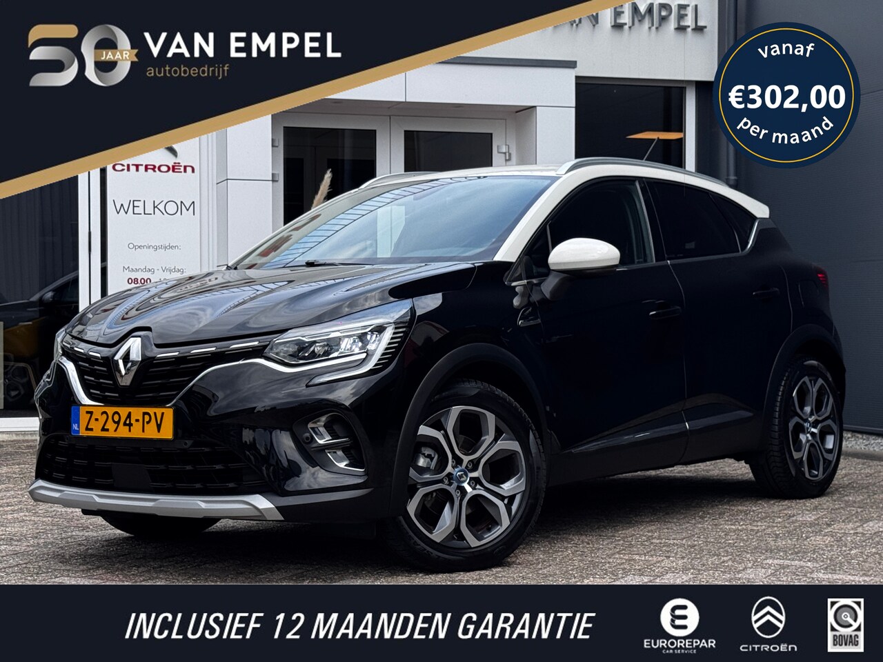 Renault Captur - 1.6 E-Tech Plug-in Hybrid 160 Intens | Trekhaak | Camera | Climate control | Navigatie | - AutoWereld.nl