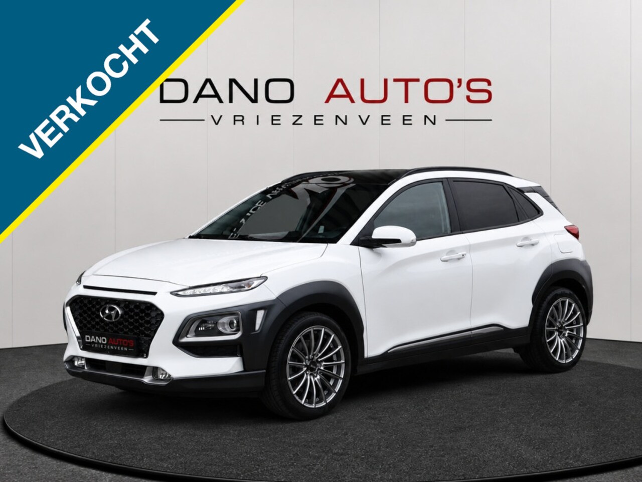 Hyundai Kona - 1.6 T-GDI Premium 4WD 177PK Leer/Camera/HUD - AutoWereld.nl