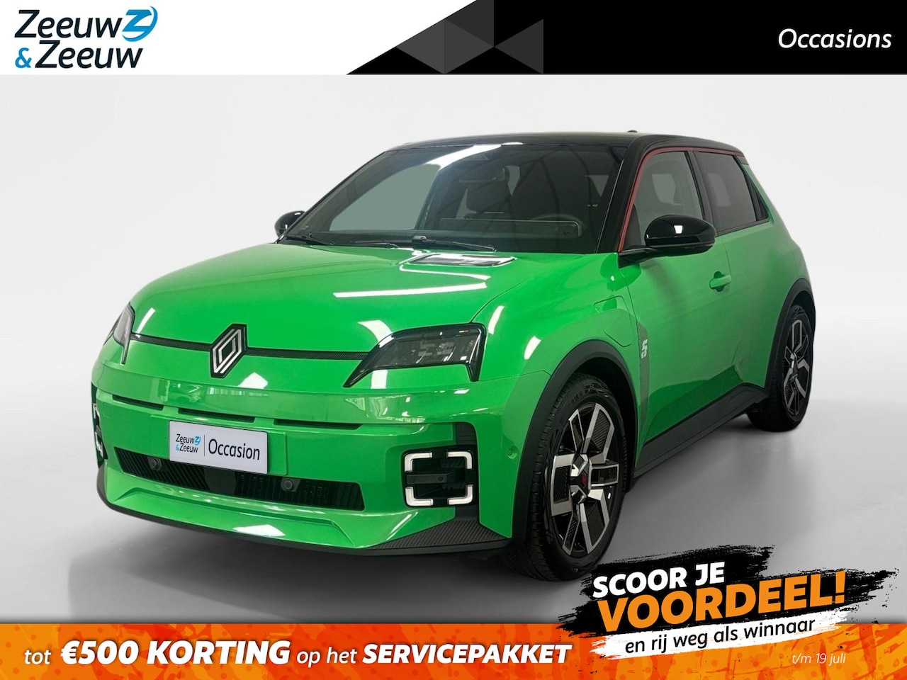 Renault 5 - comfort range techno 52 kWh AUTOMAAT NAVI AIRCO CAMERA PARKEERSENSOREN CRUISE CONTROLE APP - AutoWereld.nl