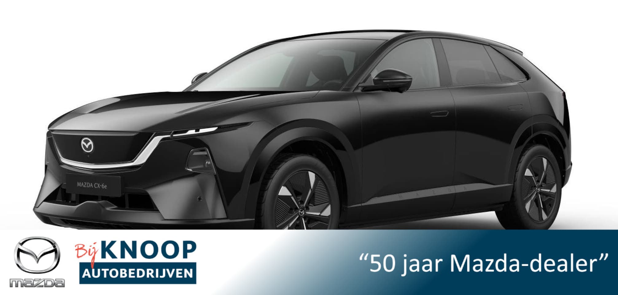 Mazda CX-6e - Takumi Business Edition 78 kWh |September levering| Jet Black Mica - AutoWereld.nl