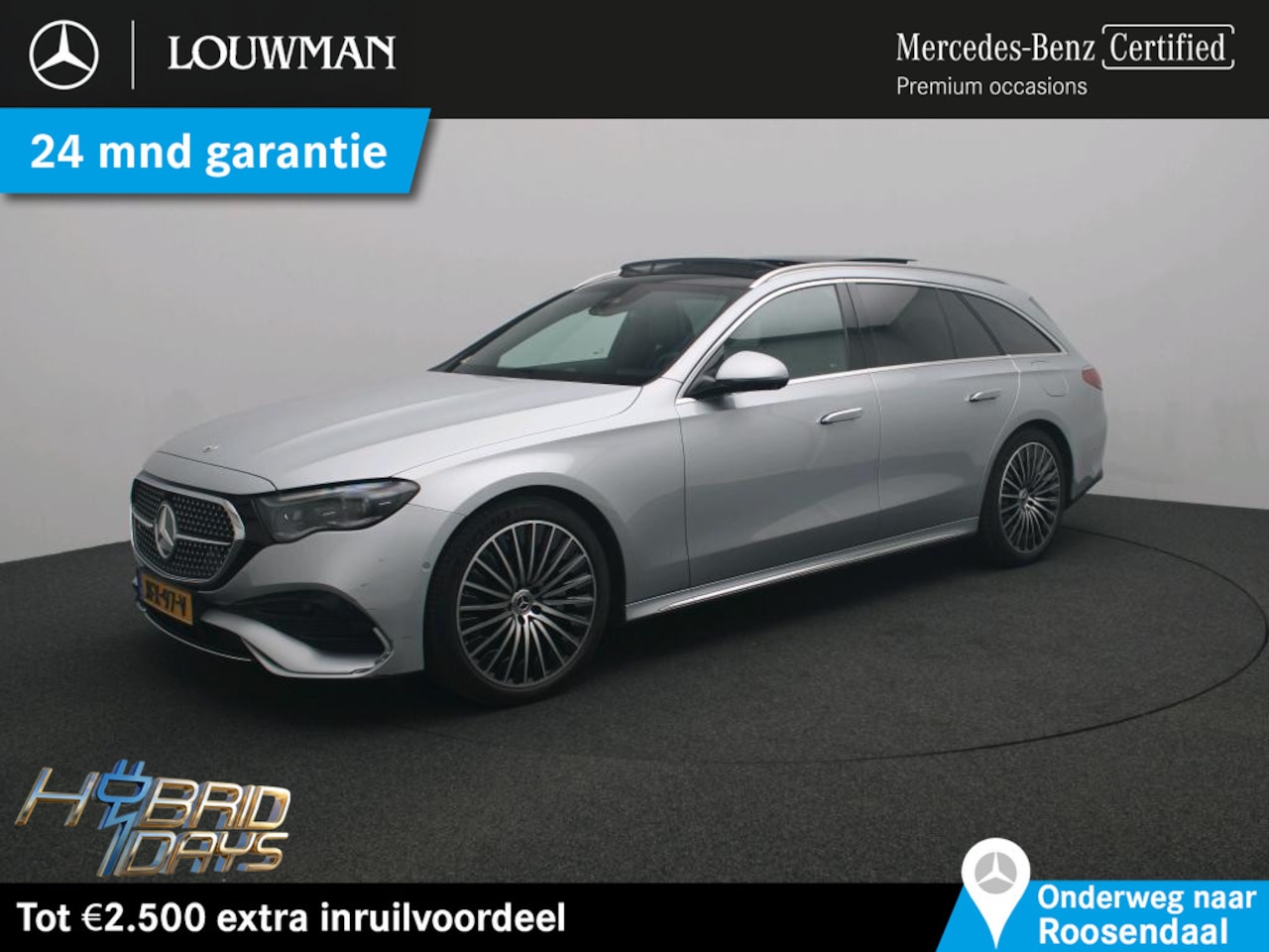 Mercedes-Benz E-klasse Estate - 300 e Sport Edition AMG Line | Panorama Schuif-Kanteldak | 20 Inch AMG velgen | Alarm | Di - AutoWereld.nl