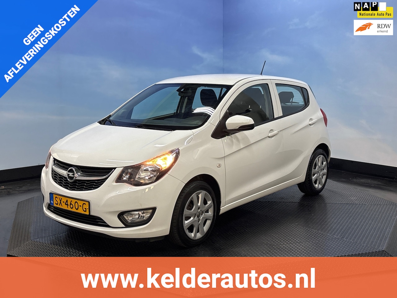 Opel Karl - 1.0 ecoFLEX Edition Cruise Controle, PDC, nette auto!! - AutoWereld.nl