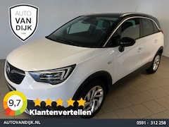 Opel Crossland X - 1.2 Turbo Innovation AIRCO NAVI VIA APP CRUISE APPLE CARPLAY CENT VERG VELGEN ZWART DAK LA