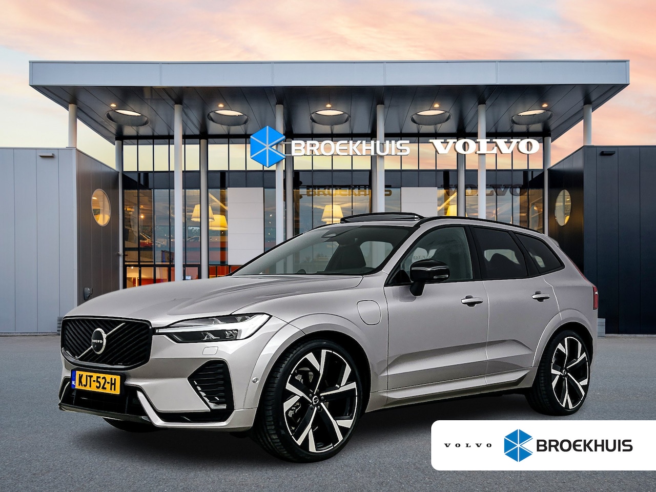Volvo XC60 - T8 Recharge Ultra Dark Executive | 22" | Heico Diffusor | Getint & Gelamineerd Glas | Alar - AutoWereld.nl