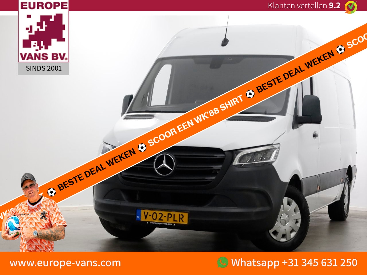 Mercedes-Benz Sprinter - 315 CDI 150pk RWD L2H2 LED/Airco/Camera 04-2021 - AutoWereld.nl