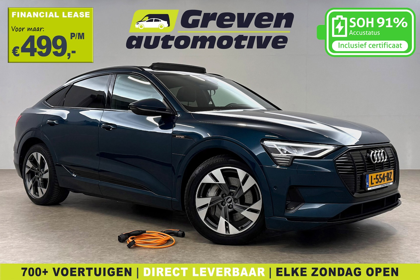 Audi e-tron Sportback - 50 Quattro Business edition Plus 71 kWh | Snelladen | SOH 91% | Pano | Sfeer | Memory | Vi - AutoWereld.nl