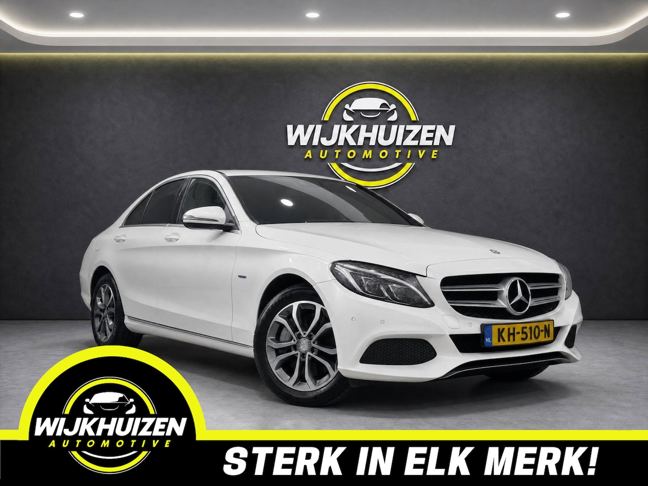 Mercedes-Benz C-klasse - 350 e Lease Edition Automaat met Climate !!! Led !!! Navigatie !!! Nap !!! - AutoWereld.nl