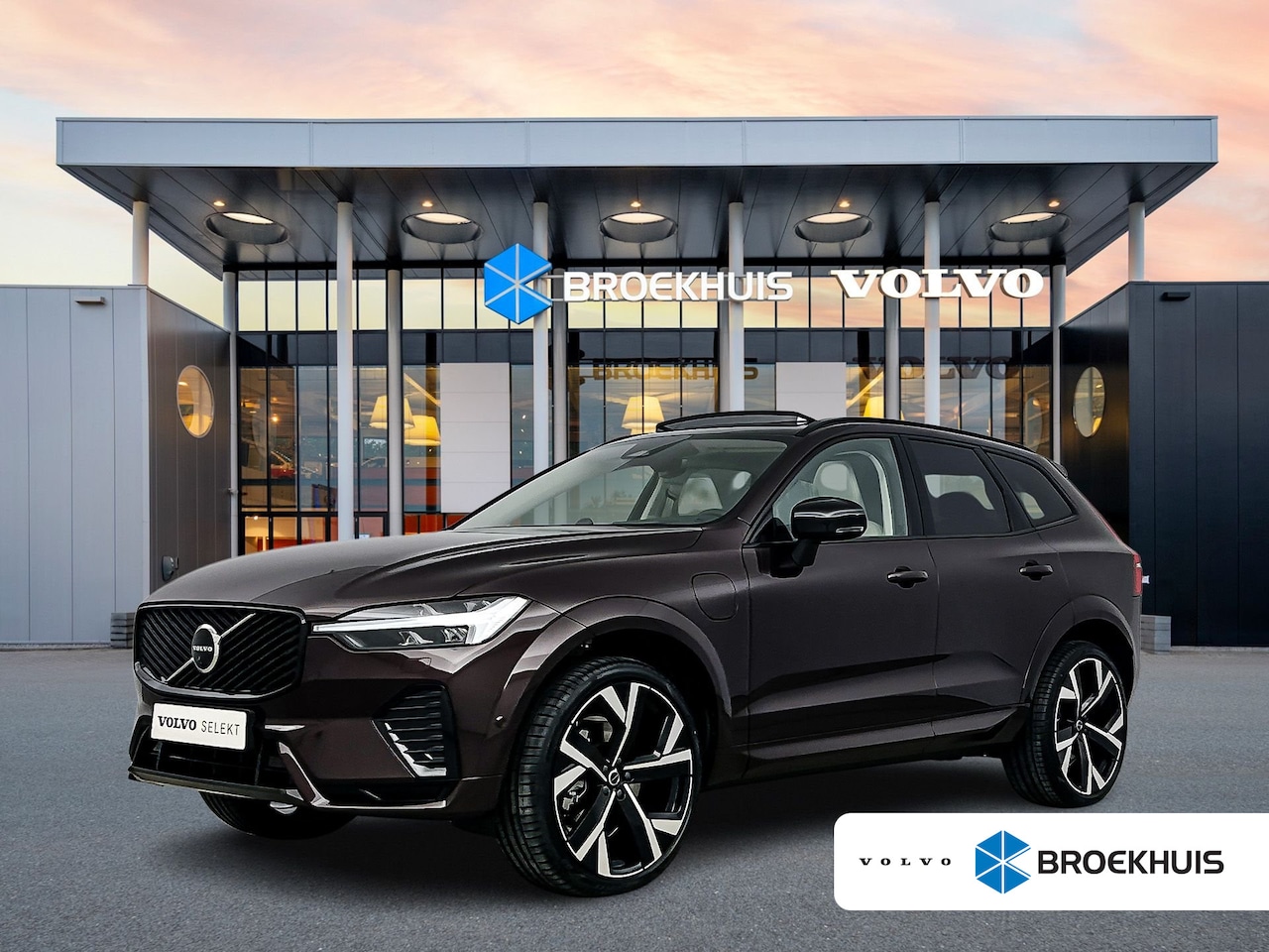 Volvo XC60 - 2.0 T8 Plug-in hybrid AWD Ultra Dark Exec. Ed. | 22" | Luchtvering | Getint&Gelaagd Glas | - AutoWereld.nl