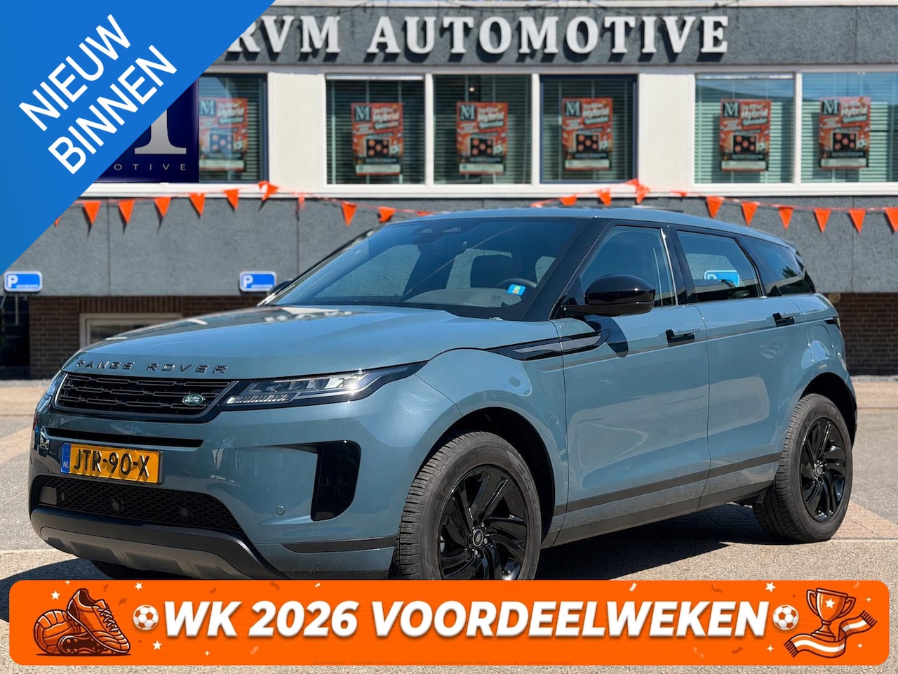 Land Rover Range Rover Evoque - 2024 Model 1.5 P300e AWD R-Dynamic S VAN: 51.900,- VOOR: 49.877,- UW WKVOORDEEL €2.023,-: - AutoWereld.nl