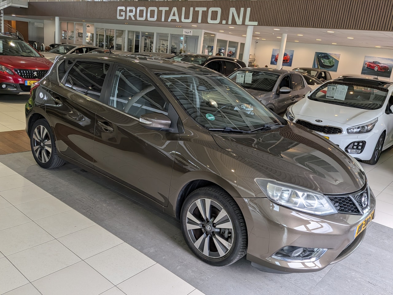 Nissan Pulsar - 1.2 DIG-T Connect Edition Airco, Cruise Control, Trekhaak, Stuurbekrachtiging - AutoWereld.nl