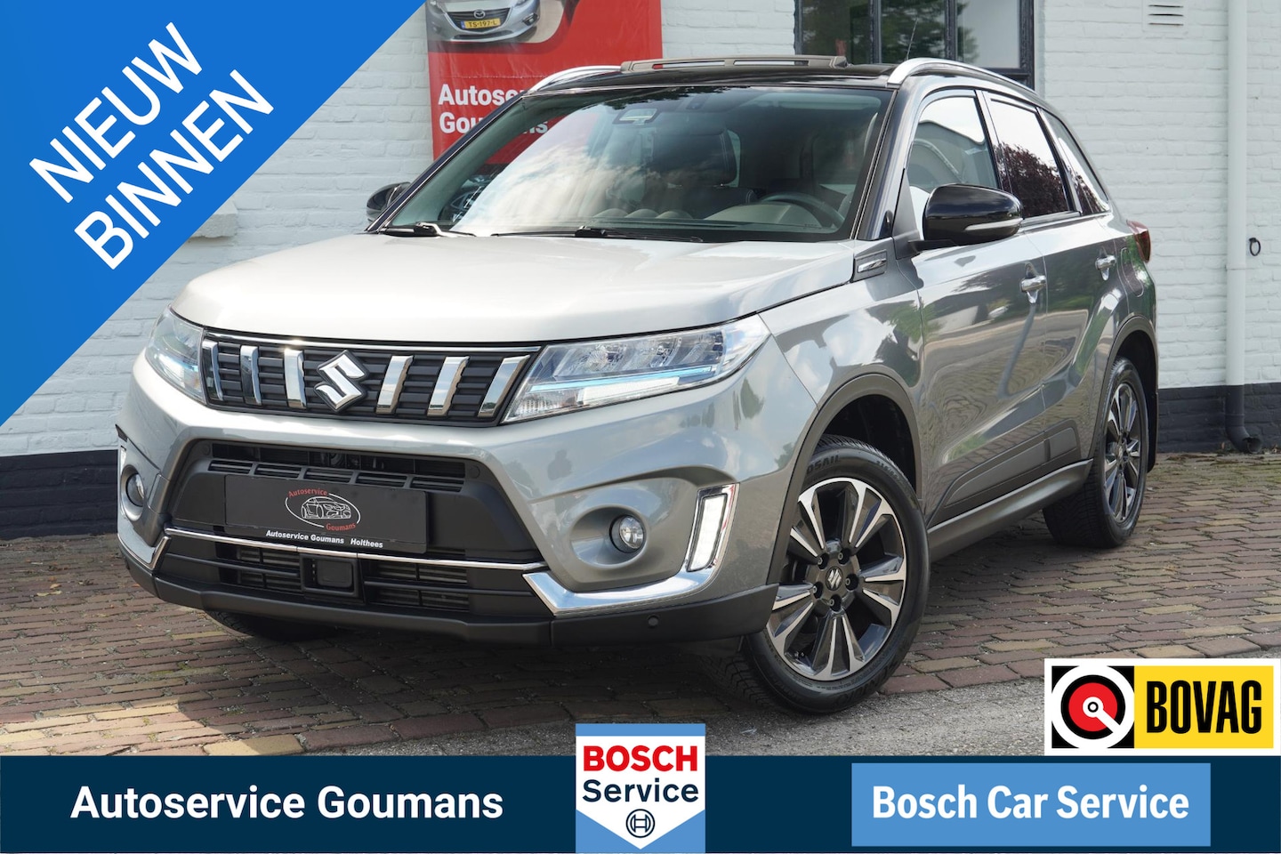 Suzuki Vitara - 1.4 Boosterjet Style Smart Hybrid AllGrip Trekhaak Schuif-dak - AutoWereld.nl