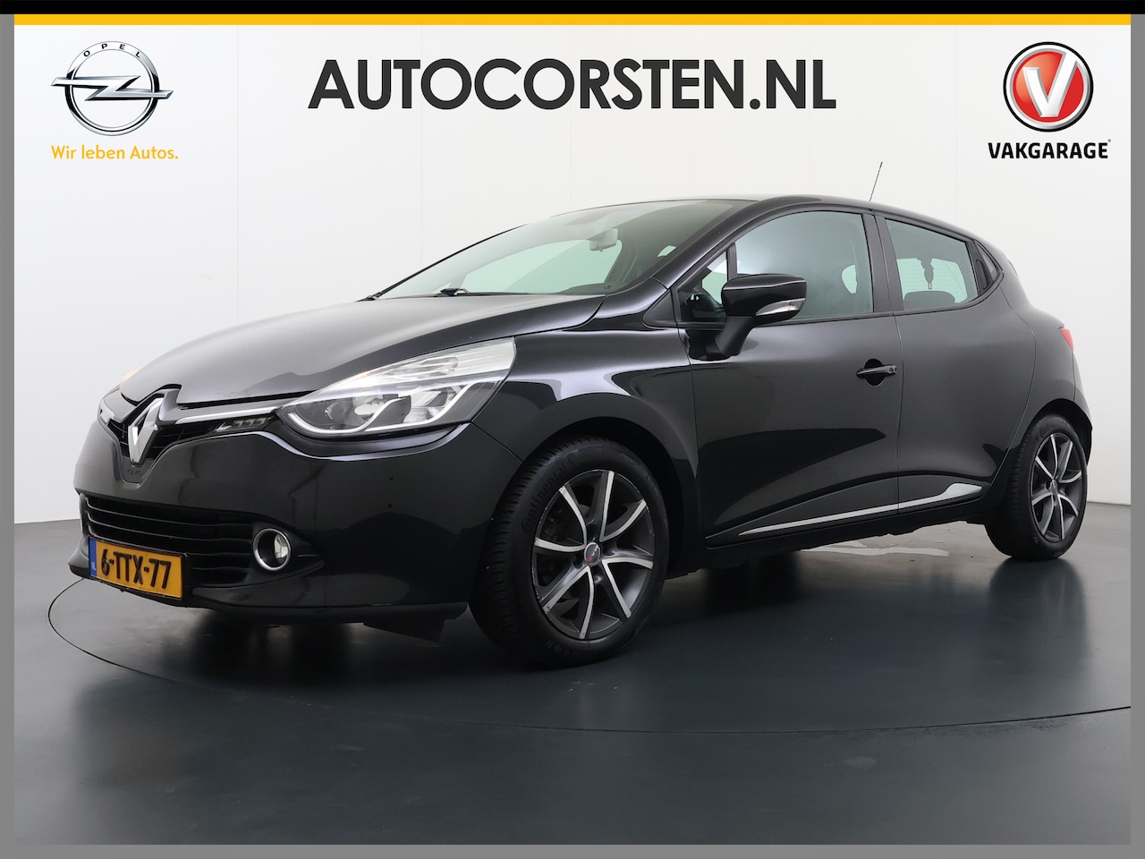 Renault Clio - 0.9TCe 90PK 5Drs Navi Ecc Trekhaak Regen-Lichtsensor Cruise Control Pdc Dynamique Lmv Isof - AutoWereld.nl