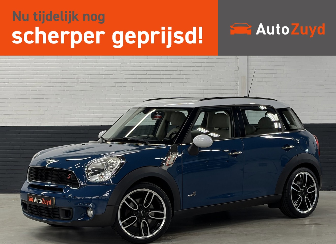 MINI Countryman - 1.6 Cooper S ALL4 Chili Automaat Clima / Leder / Navi / Panoramadak - AutoWereld.nl