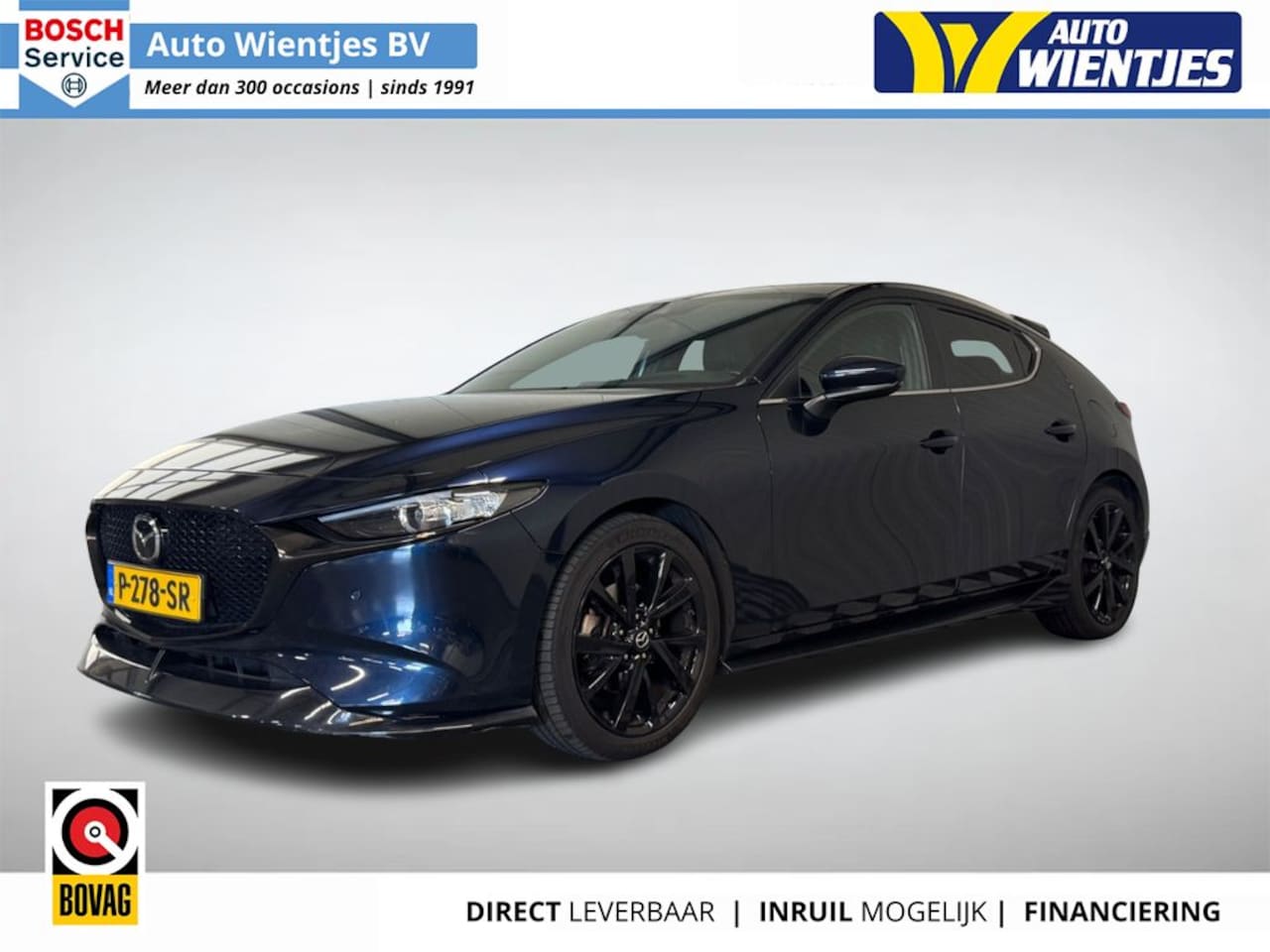 Mazda 3 Sport - 2.0 e-SkyActiv-X M Hybrid 186 Luxury AeroSport | HUD | Leer | Navi | Camera - AutoWereld.nl