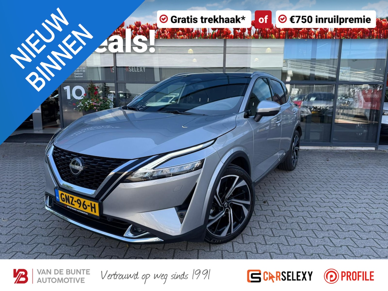 Nissan Qashqai - 1.3 MHEV Xtronic Tekna Plus *ACC & Panoramadak* - AutoWereld.nl