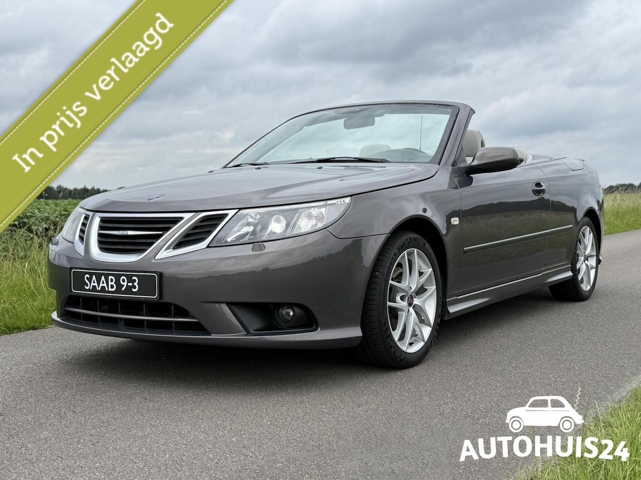 Saab 9-3 Cabrio - 1.8t Vector HIRSCH|Smoke Beige|XENON |NAVI|AFL - AutoWereld.nl
