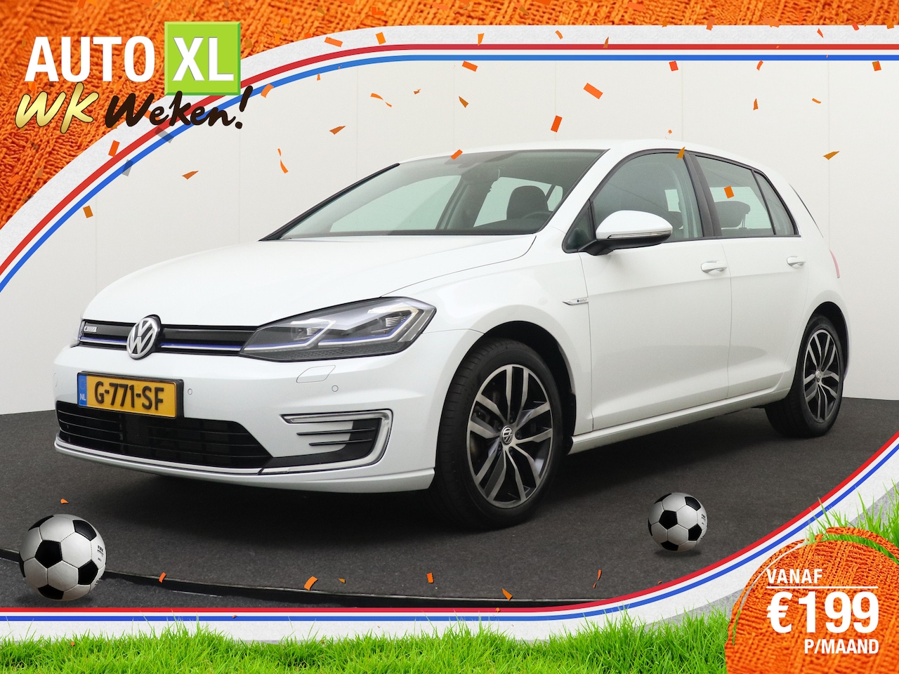 Volkswagen e-Golf - E-DITION 92%SOH Warmtepomp Digi.Dashboard Camera Carplay - AutoWereld.nl