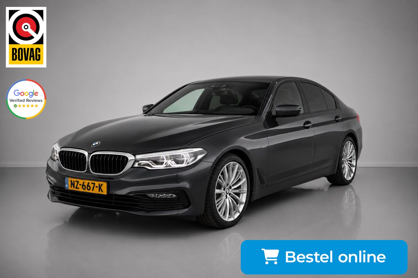 BMW 5-serie - 520d High Executive| Sportline|Memory-Seats|Schuifdak|360"Camera| - AutoWereld.nl