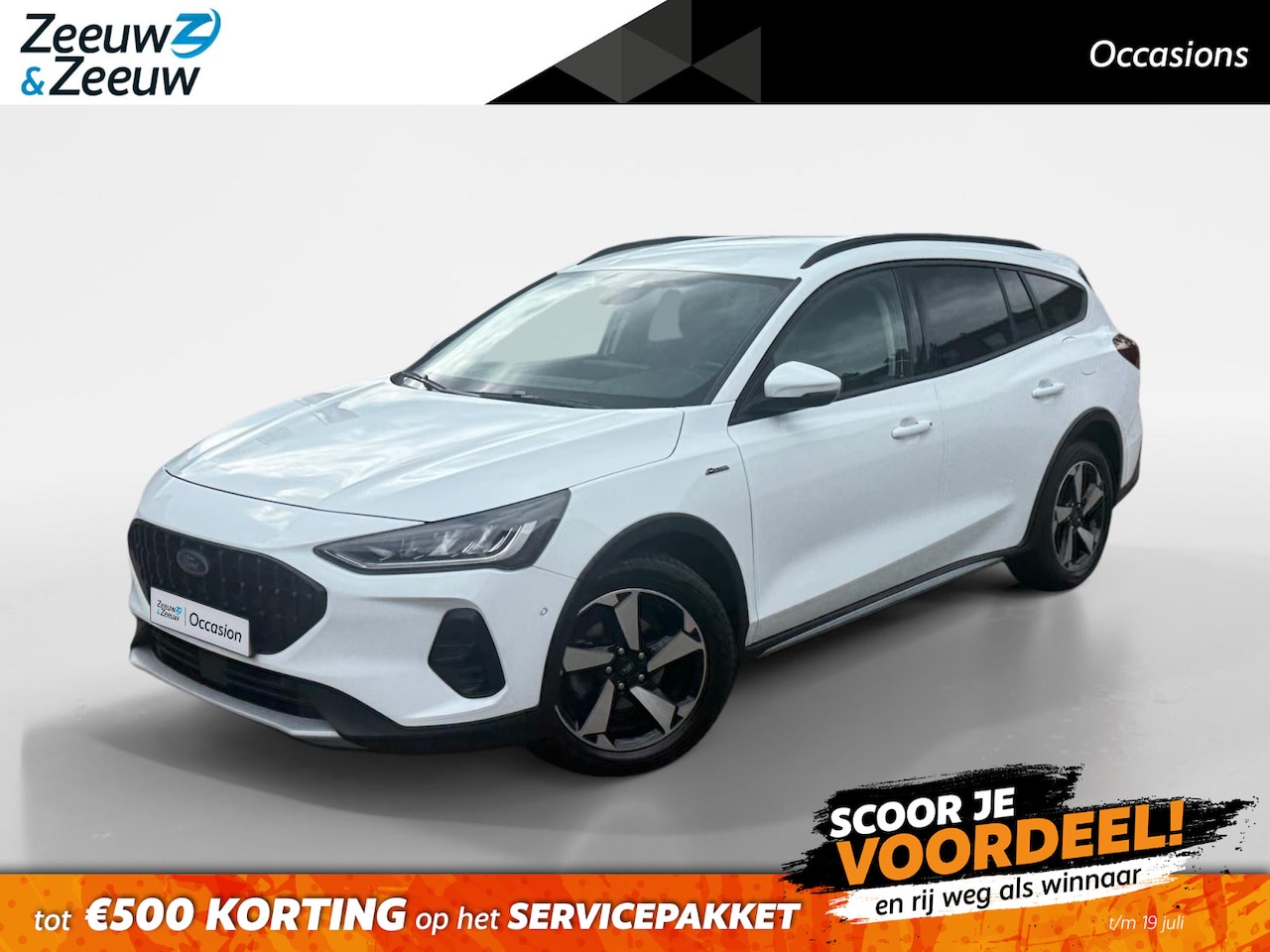 Ford Focus Wagon - 1.0 EcoBoost Hybrid Active | Trekhaak | Achteruitrijcamera | Stoel en Stuurverwarming | Ke - AutoWereld.nl