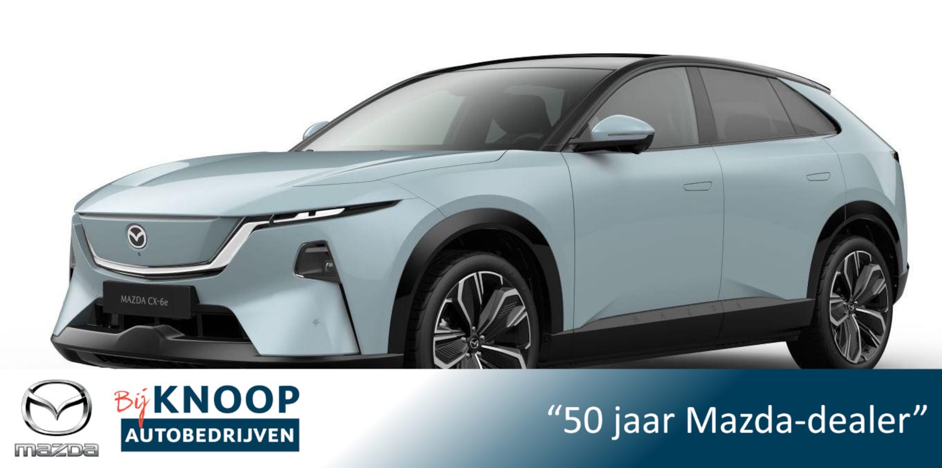 Mazda CX-6e - Takumi 78 kWh |September levering| Airstream Blue - AutoWereld.nl