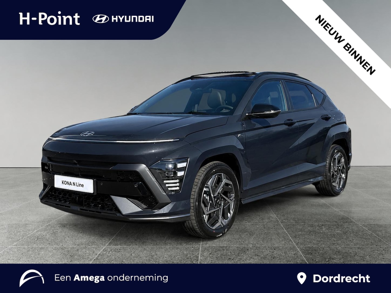 Hyundai Kona - N Line Sky 1.6 GDI HEV 137pk | PANODAK | STOEL + STUURVERW. | ADAPTIVE CRUISE | 360° CAMER - AutoWereld.nl