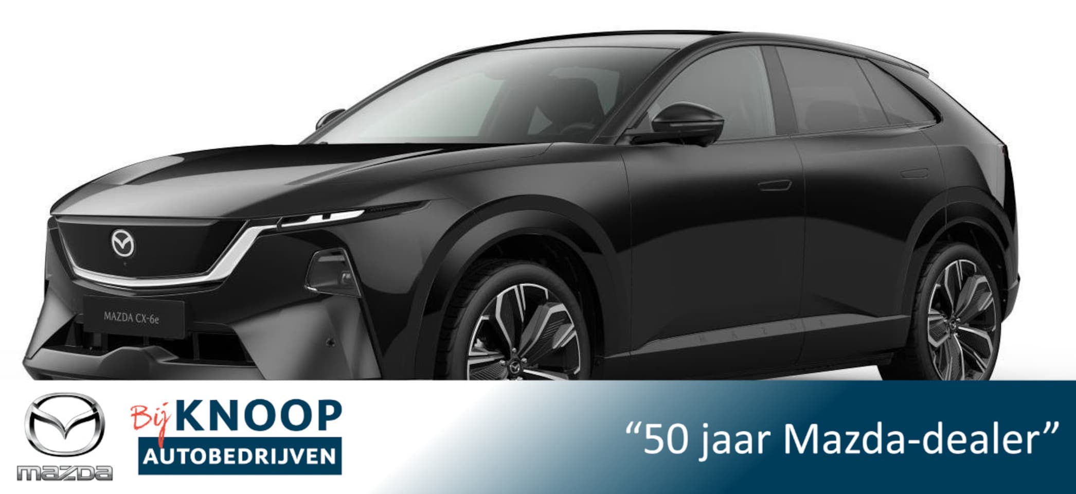 Mazda CX-6e - Takumi 78 kWh |September levering| Jet Black Mica - AutoWereld.nl
