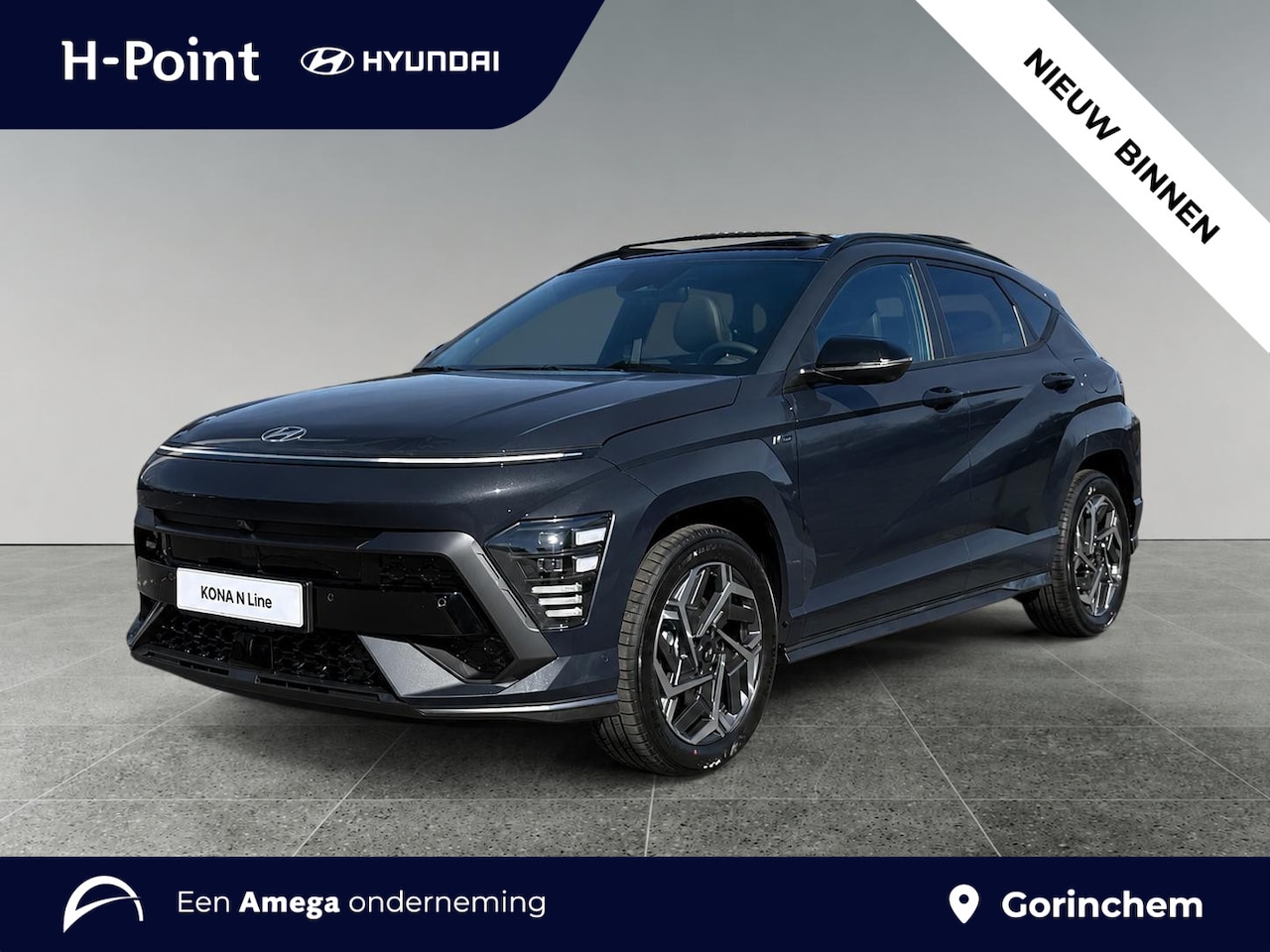 Hyundai Kona - N Line Sky 1.6 GDI HEV 137pk | PANODAK | STOEL + STUURVERW. | ADAPTIVE CRUISE | 360° CAMER - AutoWereld.nl