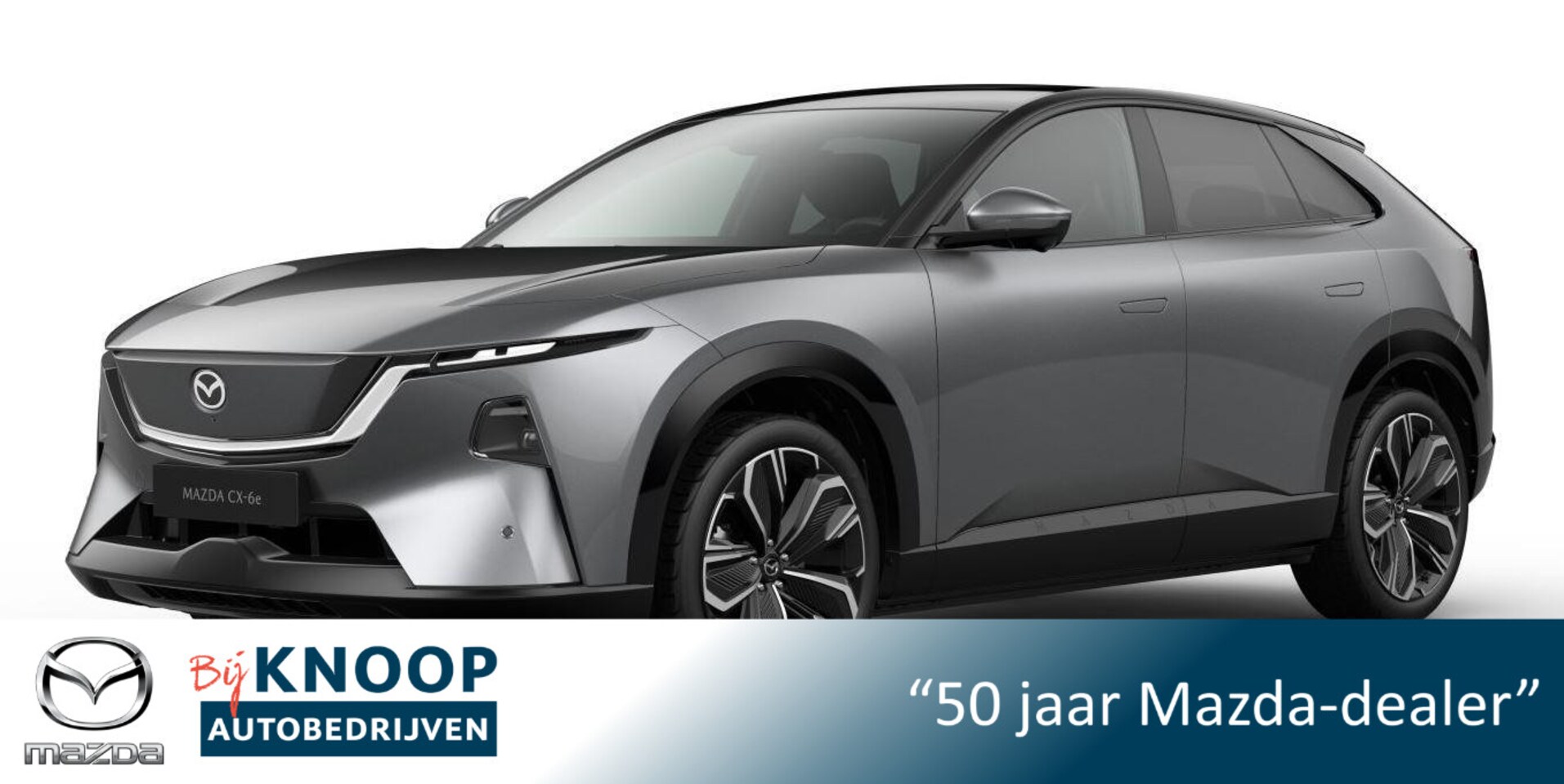 Mazda CX-6e - Takumi 78 kWh |September levering| Machine Grey - AutoWereld.nl