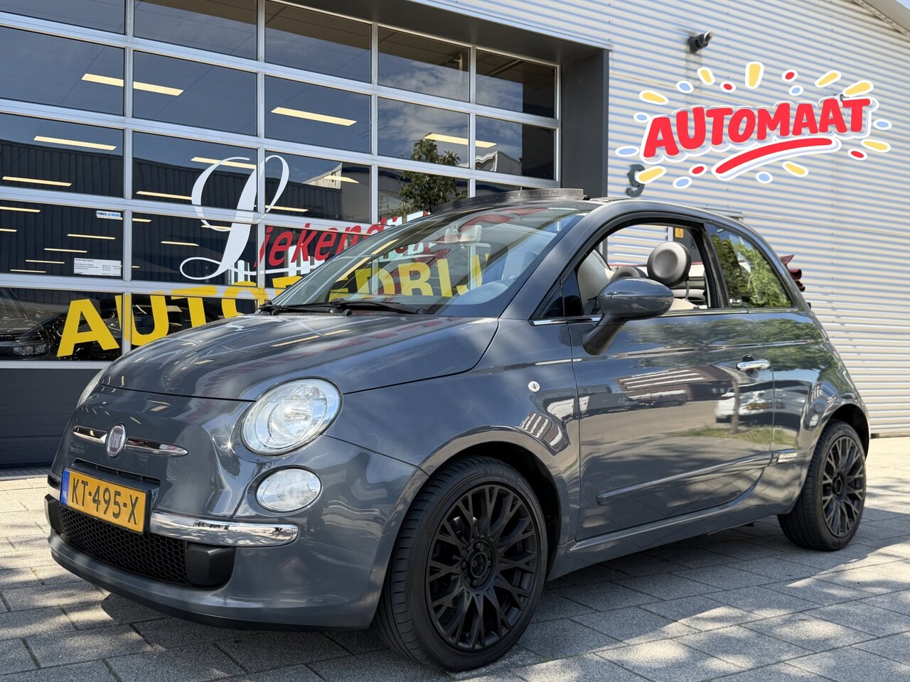 Fiat 500 - 0.9 TwinAir by Gucci CABRIO - Automaat I Airco I Sport velgen I PDC I - AutoWereld.nl