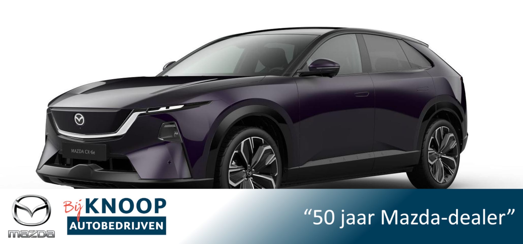 Mazda CX-6e - Takumi 78 kWh |September levering| Nightfall Violet - AutoWereld.nl
