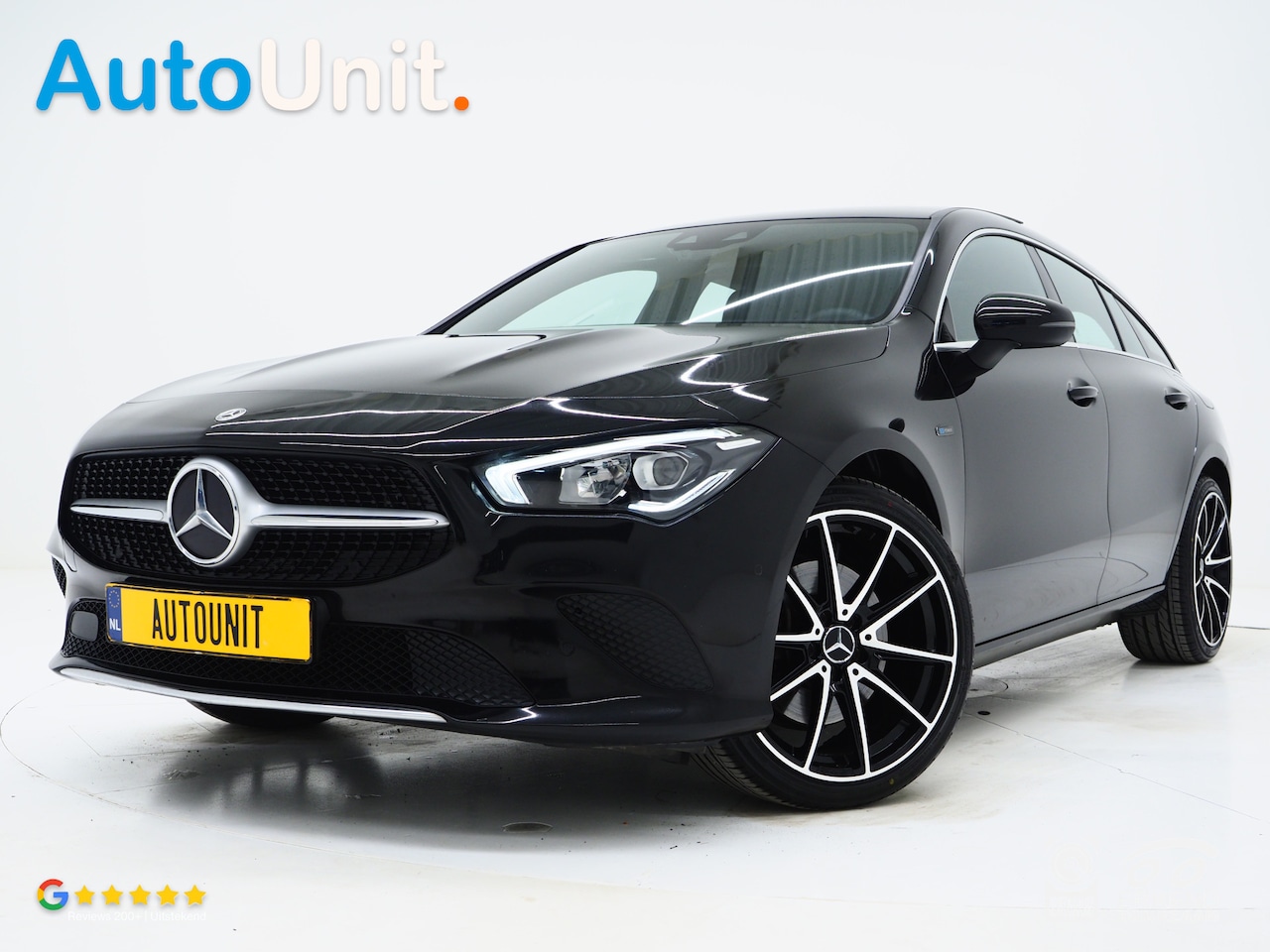 Mercedes-Benz CLA-klasse Shooting Brake - 250 e Premium | Panoramadak | Leder | Trekhaak | Camera | Sfeerlicht | Carbon | Cruise | L - AutoWereld.nl