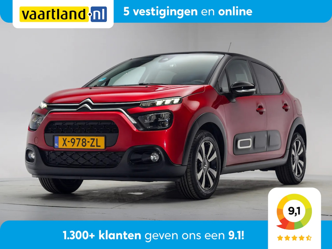 Citroën C3 - 1.2 PureTech Shine [ Navi Apple/Android LED ] - AutoWereld.nl