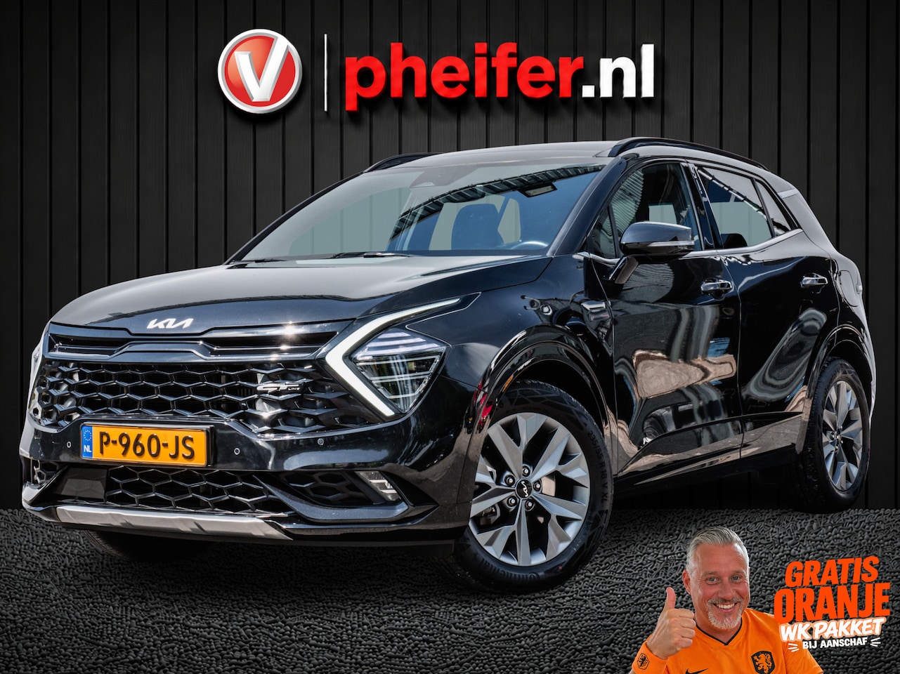 Kia Sportage - 1.6 T-GDi 230pk Hybrid GT-Line Elek. panoramadak/ Camera/ Stoel+stuurverwarming/ Blindspot - AutoWereld.nl
