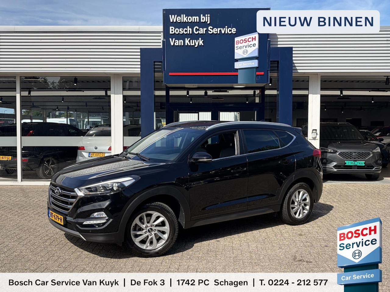 Hyundai Tucson - 1.6 GDi Premium / NL-Auto / Vol-Leder / Cruise-Control / Stoelverwarming V+A / Climate-Con - AutoWereld.nl
