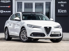 Alfa Romeo Stelvio - 2.2d Super | Pano-dak | Lederen bekleding | Schakelflippers | NL auto |