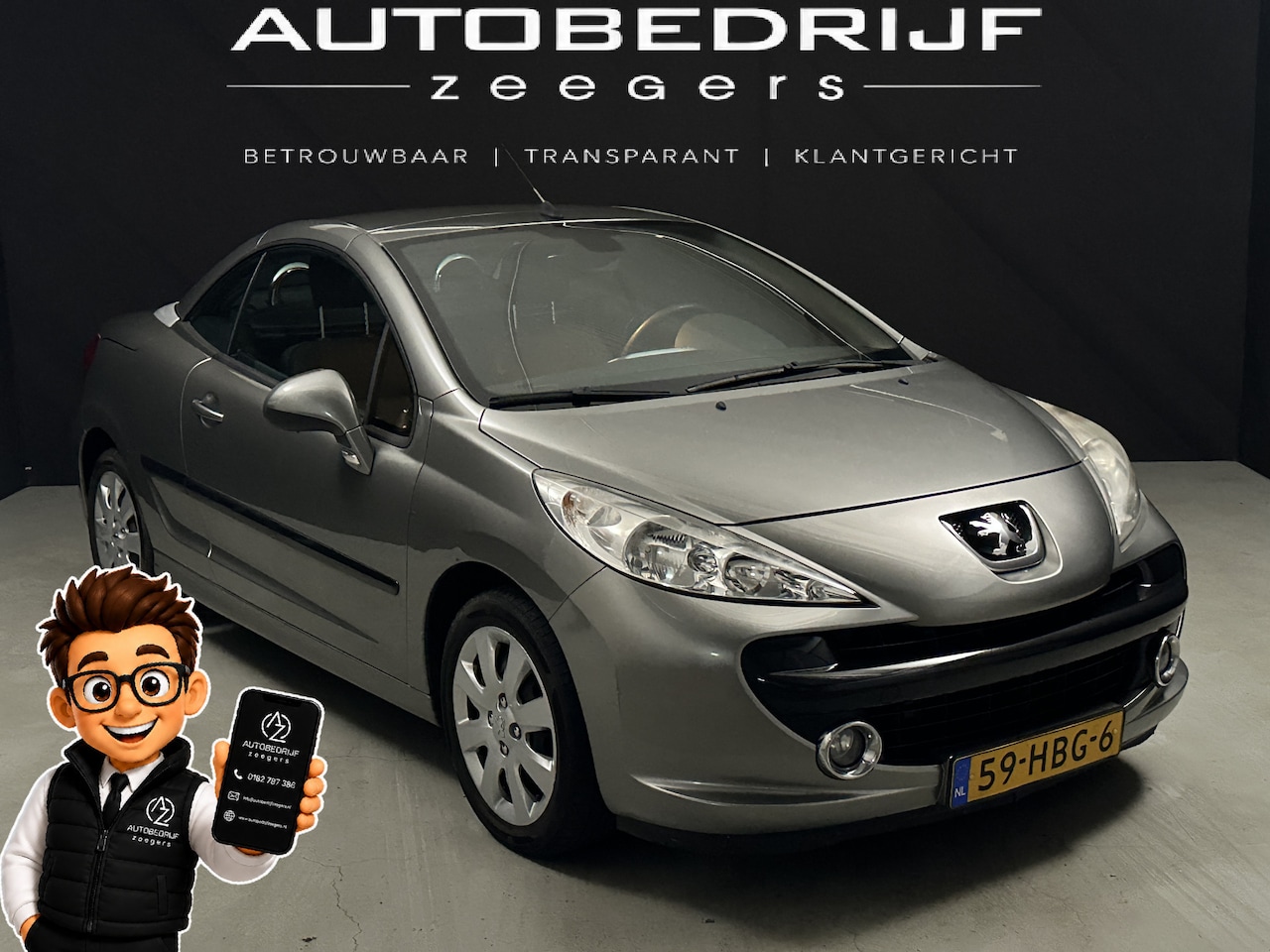 Peugeot 207 CC - 1.6 VTi *Cabrio*CC*AC*Lage KM* - AutoWereld.nl