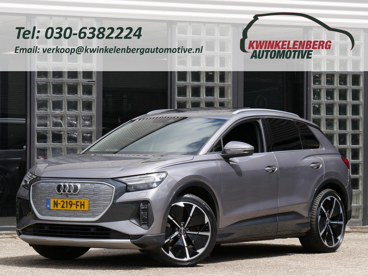 Audi Q4 e-tron - 40 LAUNCH ED. ADVANCED PLUS/ PANORAMADAK/ TREKHAAK / ELEKT. STOELEN/ ADAPTIVE CRUISE - AutoWereld.nl