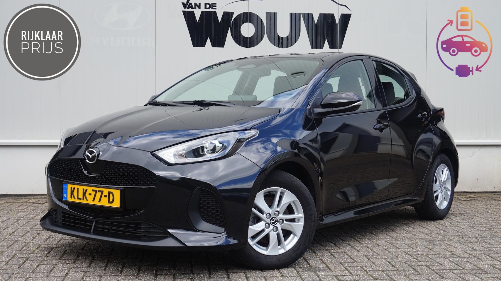 Mazda 2 Hybrid - 1.5 Apple Carplay/Android Auto | Rijklaarprijs - AutoWereld.nl