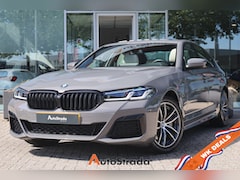 BMW 5-serie - (g30) 530e M-Sport 292pk | Leder | Sfeer | Laser LED | Pano | Navigatie | Memory | Stoelve