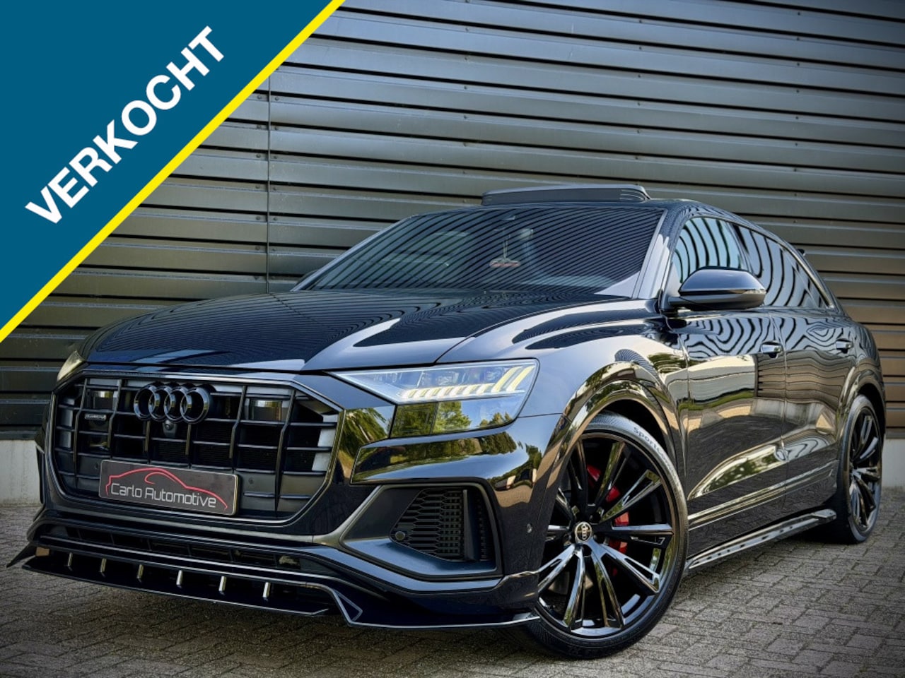 Audi Q8 - 60 TFSI e Quattro Comp. S-LINE PANO|RS STOEL|360|B&O|SOFT|NIGHTV - AutoWereld.nl