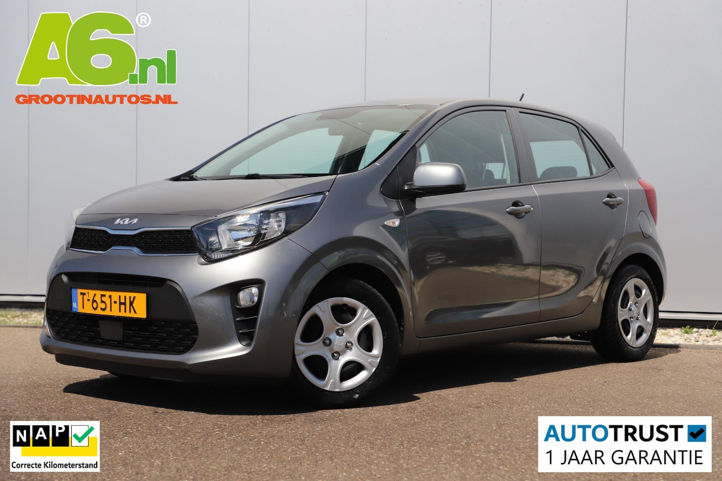 Kia Picanto - 1.0 DPi ComfortLine Airco Cruise Control Radio Bluetooth Elektrische Ramen - AutoWereld.nl