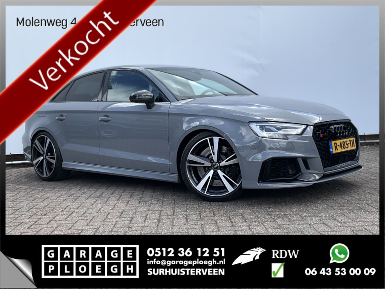 Audi RS3 - Limousine 2.5 TFSI Quattro B&O Schaalstoel Adapt.Cruise - AutoWereld.nl