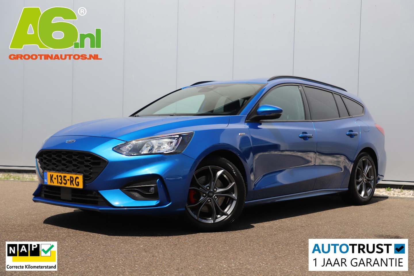 Ford Focus Wagon - 1.0 EcoBoost Hybrid ST Line X Business Trekhaak Navigatie Achteruitrijcamera Carplay Andro - AutoWereld.nl