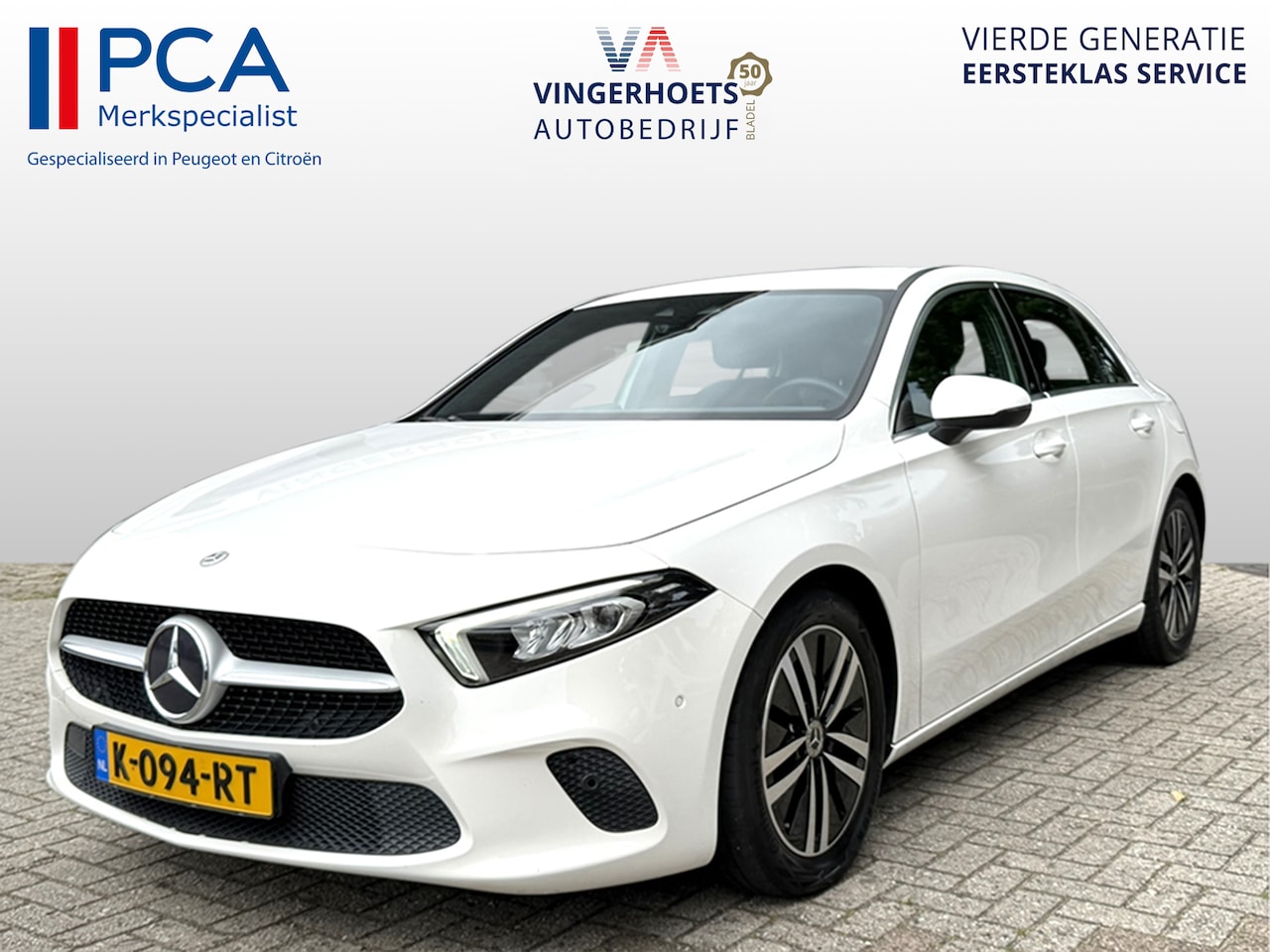 Mercedes-Benz A-klasse - 180 Business Solution Luxury * AUTOMAAT * Benzine * Navigatie * Zwart Leder Interieur * Ac - AutoWereld.nl