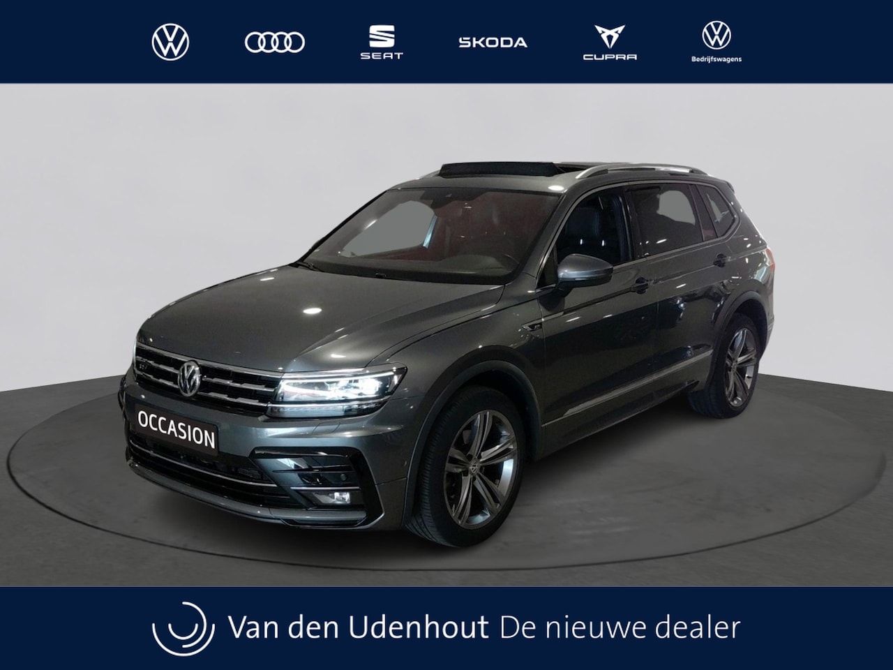 Volkswagen Tiguan Allspace - 1.5 TSI Highline Business R 7p. | Leer | Panoramadak | Trekhaak | - AutoWereld.nl