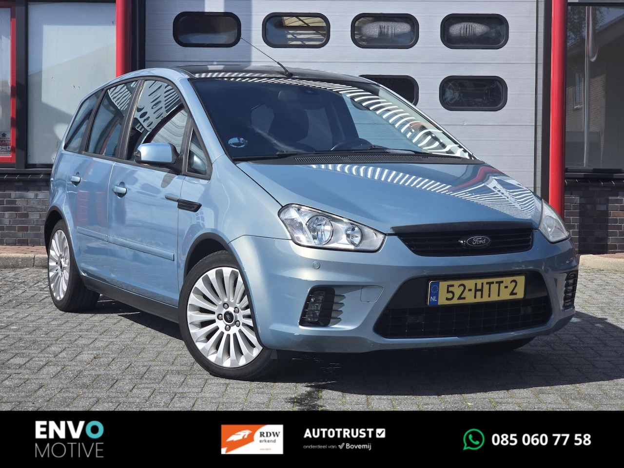 Ford C-Max - 1.8-16V Ghia Clima/Cruise/Navi/Carplay/Trekhaak - AutoWereld.nl